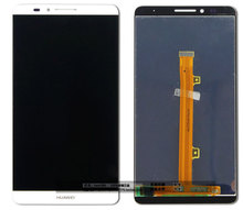LCD Display +Digitizer touch Screen for Huawei Ascend Mate 7 Metal Fuselage 6” Kirin 925 Octa Core 4G White/ Gold Free Shipping