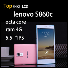 Lenovo S860c Max 4G RAM MTK6592 Octa Core 13.0MP 5.5″ 1920*1080 dual SIM Android 4.4 mobile phone free shipping