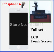 White LCD digitizer touch screen display for iphone 6 display assembly replacement 100 A Tested