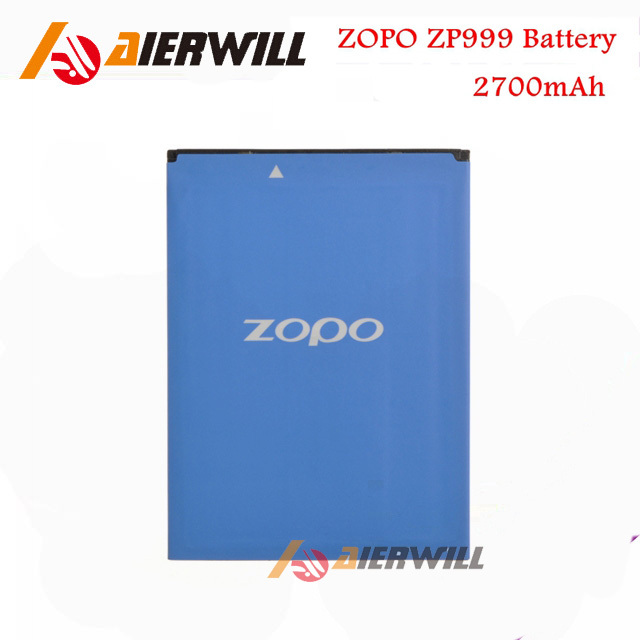 High Quality 2700mAh Original Rechargeable Li ion Battery for ZOPO ZP999 ZOPO 999 Smartphone Free Shipping