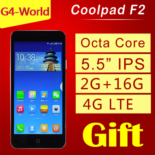 Original Coolpad F2 8675 4G LTE Cell Phones Android 4 4 Octa Core 5 5 IPS