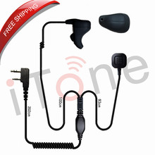 Bone Condition Earpieces Spearker  Handsfree Walkie Talkies Headset for Baofeng TK-340 TK-340D Radio’s Headset  Bone Earpiece