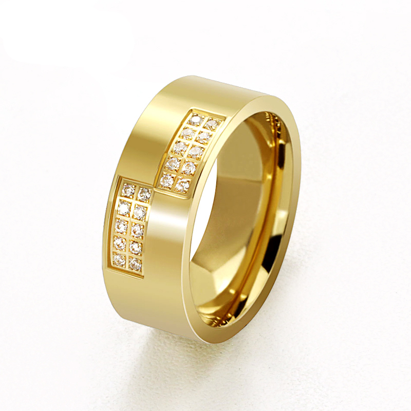 Vnox 2015 Fashion Jewelry Best Ring For Man Gift The Rings For Women and Men Unisex