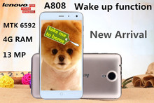 MTK6592 Octa Core 4G RAM 16G ROM 3G GPS A808 A8 lenovo phone 5.0″ 1920*1080 IPS Android 4.42 smart wake mobile Phone