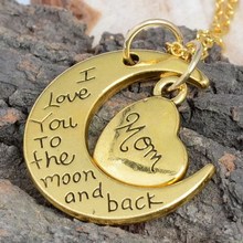 The sun and Moon Necklace Europe and America hot selling personality love Necklace factory direct  YP0388