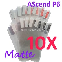10PCS MATTE Screen protection film Anti-Glare Screen Protector For Huawei AScend P6