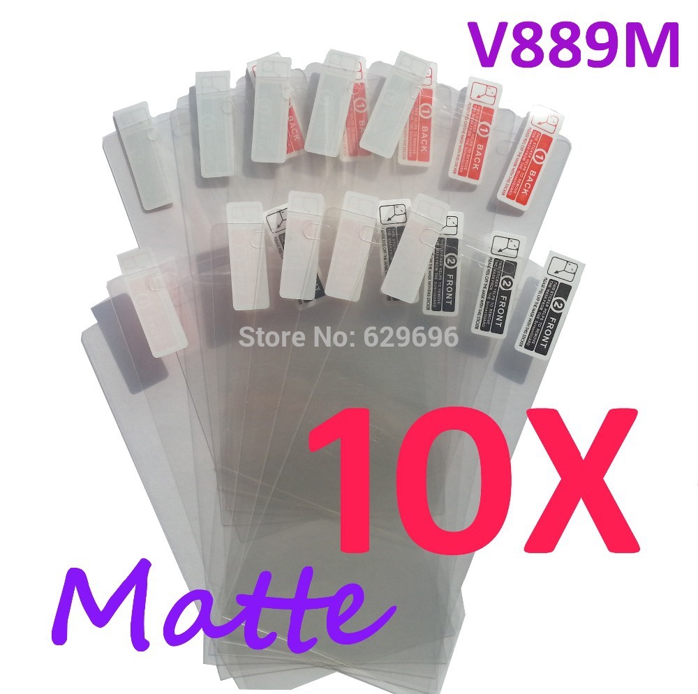 10pcs Matte screen protector anti glare phone bags cases protective film For ZTE V889M