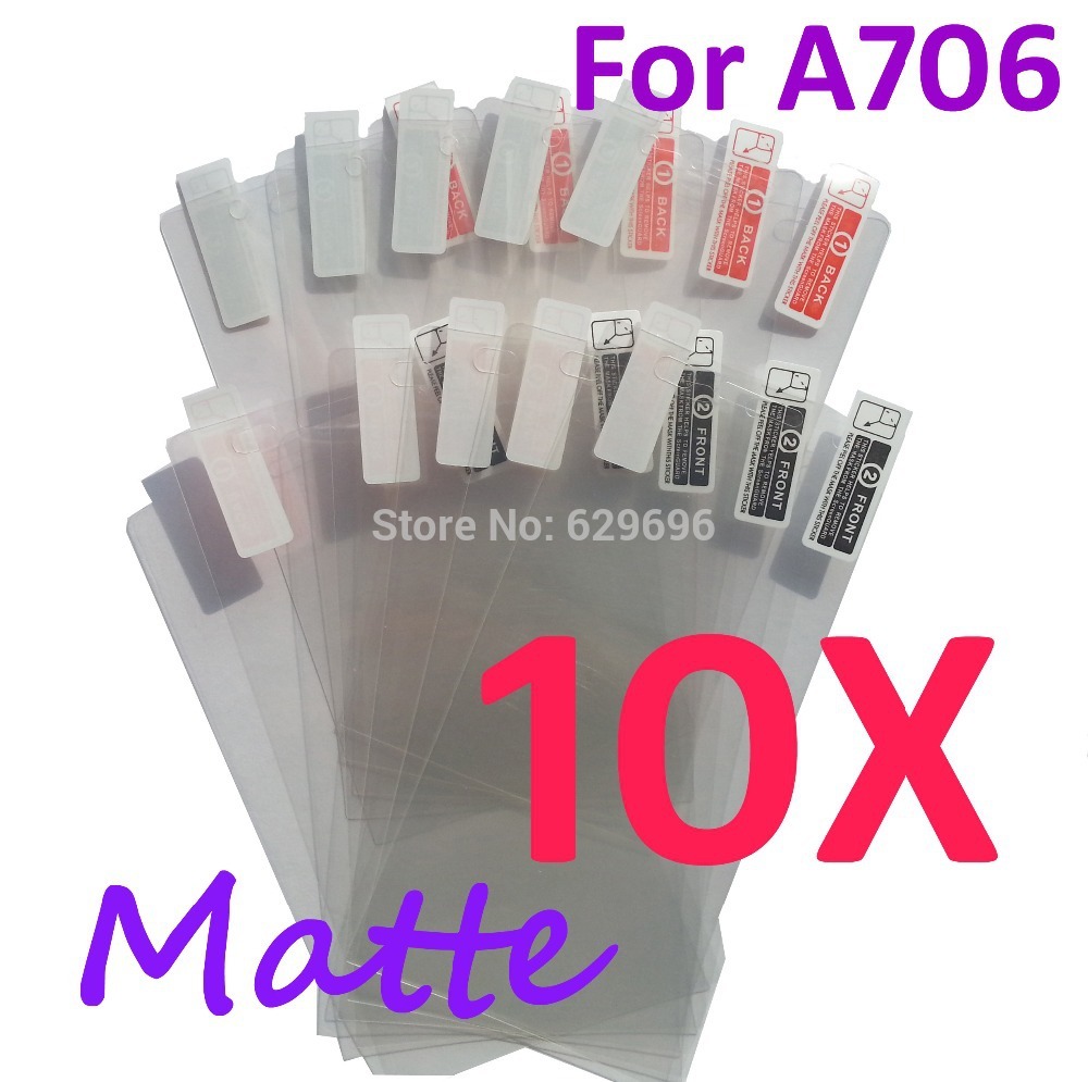 10pcs Matte screen protector anti glare phone bags cases protective film For Lenovo A706