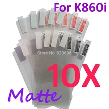 10pcs Matte screen protector anti glare phone bags cases protective film For Lenovo K860i