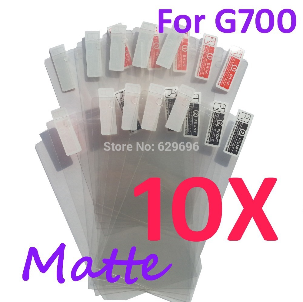 10pcs Matte screen protector anti glare phone bags cases protective film For Huawei G700