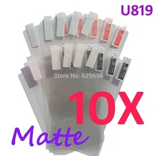 10pcs Matte screen protector anti glare phone bags cases protective film For ZTE U819
