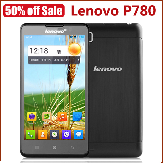 Original Lenovo P780 Express Quad Core cell phones MTK6589 5 0 Gorilla Glass 1GB 4GB 8MP