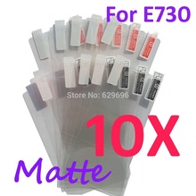 10pcs Matte screen protector anti glare phone bags cases protective film For LG E730 Optimus Sol