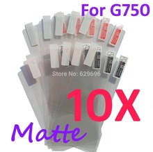 10pcs Matte screen protector anti glare phone bags cases protective film For Huawei G750 Honor 3X