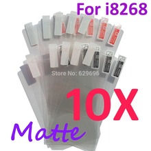 10pcs Matte screen protector anti glare phone bags cases protective film For Samsung i8268