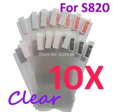 10pcs Ultra Clear screen protector anti glare phone bags cases protective film For Lenovo S820