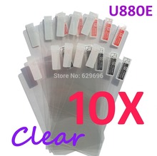 10pcs Ultra Clear screen protector anti glare phone bags cases protective film For ZTE V880