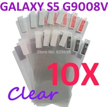 10PCS Ultra CLEAR Screen protection film Anti-Glare Screen Protector For Samsung GALAXY S5 G9008V G9006V G9009D