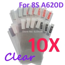 10pcs Ultra Clear screen protector anti glare phone bags cases protective film For HTC 8S A620e