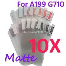 10pcs Matte screen protector anti glare phone bags cases protective film For Huawei A199 G710