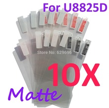 10pcs Matte screen protector anti glare phone bags cases protective film For Huawei U8825D