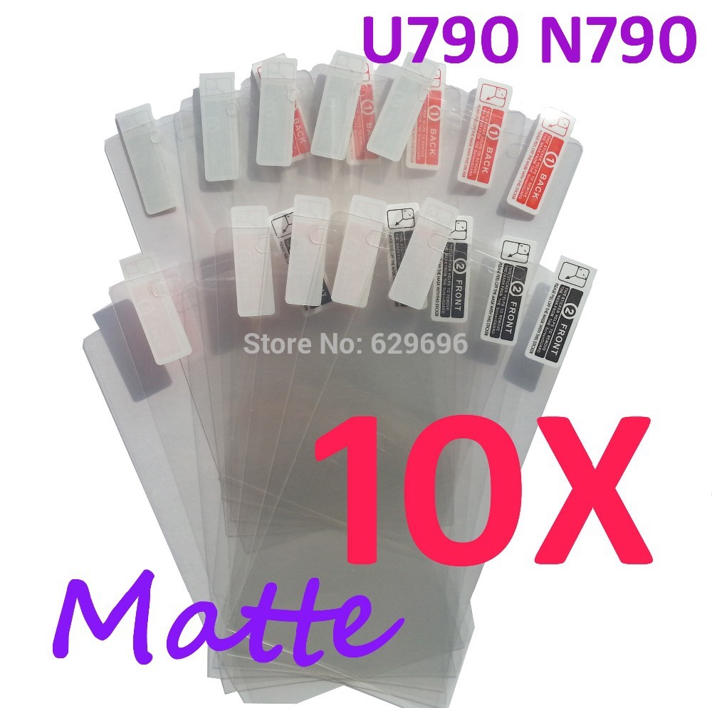 10pcs Matte screen protector anti glare phone bags cases protective film For ZTE U790 N790