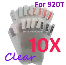 10pcs Ultra Clear screen protector anti glare phone bags cases protective film For NOKIA Lumia 920T