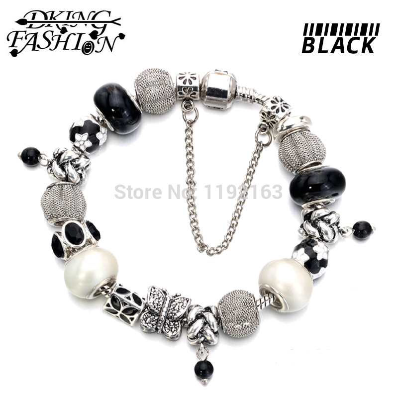 2015 new fashion wholesale jewelry European Charms Beads Fits Pandora Style Bracelets for women with a