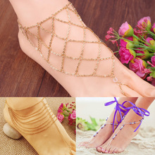 2015 hot selling 18k plated jewelry Elegant Simple Elegant Sexy Love charm chain fashion anklet ankle