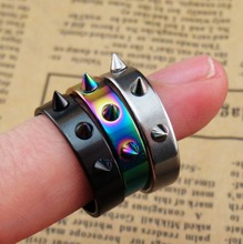 2015 new arrival 361L Stainless Steel Vintage Rivet Ring For Men And Women Fashion Jewelry Rings