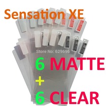6pcs Clear 6pcs Matte protective film anti glare phone bags cases screen protector For HTC G18