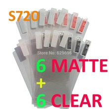12PCS Total 6PCS Ultra CLEAR + 6PCS Matte Screen protection film Anti-Glare Screen Protector For Lenovo S720