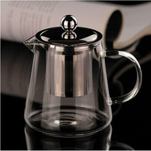 Tea pot high-temperature thickening teapot tea pot for three stainless steel filter glass teapot