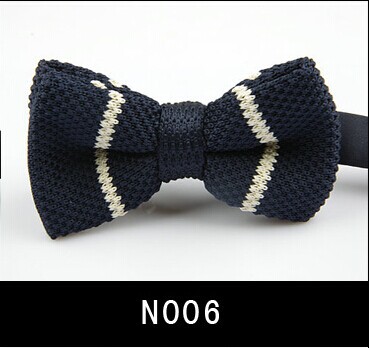 2015 Fashion New Men s Double deck Knitted Bow Tie Male Wedding Bowties Many Styles Pattern
