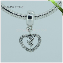 Fits Pandora bracelets Tinkerbell Silver Charms With Cubic Zirconia New 100 925 Sterling Silver Beads DIY