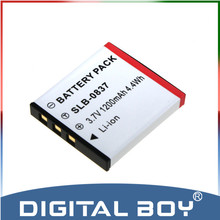 Digital Boy 1Pcs 3.7V SLB-0837 SLB0837 SLB 0837 replacement Battery For Camera Samsung Digimax i5 i6 i50 L60 NV3 NV7 z1