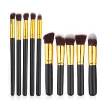 10pcs set Professional Cosmetic Makeup Brushes Set beauty make up Tools Kits for Women Girl Lady