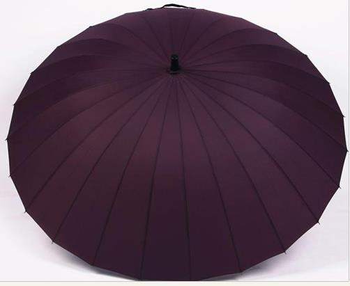 24 Ribs Super Big Resist 12 Level Rainstorm Umbrella Rain Sun Women Men High Quality
