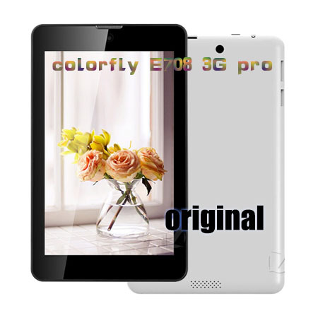 Original Colorfly E708 3G Phone Call Tablet PC 7inch 1280x800 IPS MTK8382 Quad Core 1GB 8GB