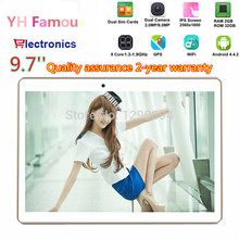 Tablet PC 9.7 inch Octa core 2560 X 1600 IPS 8.0MP Camera 2GB / 32GB Dual sim phone tablet Android4.4 PCS BluetoothTablets