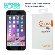 Brand New For Apple iPhone 6 PlUS (5.5”) Nacodex Premium Tempered Glass Screen Protector Pelicula Protetora protective film