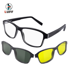 2015fashion glasses frame/Polarized myopia glasses for women and men/night driving glasses magnetic  clip/ eyeglasses Goggles