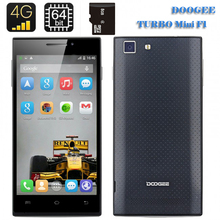 Free 8GB Card DOOGEE Turbo Mini F1 4G FDD Black Smartphone 64bit MTK6732 Quad Core 1