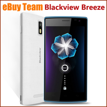 Blackview Breeze Android 4.4 MTK6582 Quad Core 1.3GHz Android Phone 3G Smartphone 4.5 Inch 1GB RAM 8GB ROM 5MP+8MP Dual SIM GPS