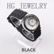 2015 Free Shipping New Arrival Jelly Silicone Watch DIY Charm Dress Watch Floating Charm Watch Flaoting