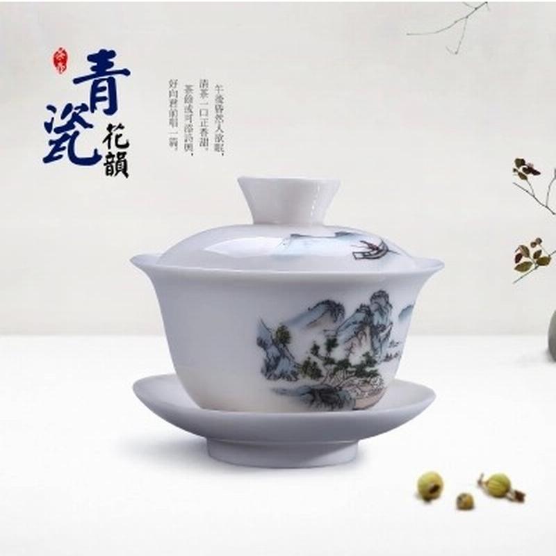 Free Shipping Ceramic Teapot Saucer and TeaCups Porcelain Teaset Kongfu Tea Sets Packed by 1Teapot 1teasaucer