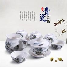 Free Shipping Ceramic Teapot Saucer and TeaCups Porcelain Teaset Kongfu Tea Sets Packed by 1Teapot 1teasaucer