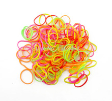 Lot 1500pcs Rubber Rope Ponytail Holder Black Colorful Elastic Hair Band Ties Braids Plaits Hair Accessories