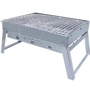 Outdoor Protable Desk Folding Stainless Steel BBQ Grill(China (Mainland))