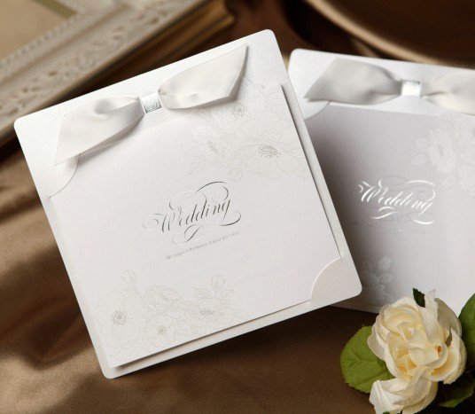 Wedding invitation card wedding cards BH1002 include envelope and 